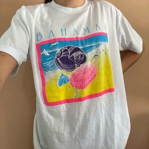 Bahamas Beach Graphic T-Shirt